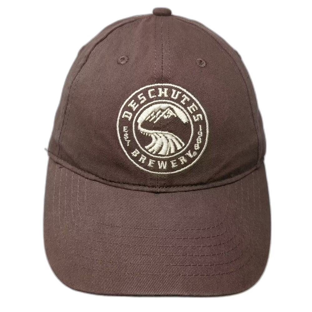 Apollo USA Deschutes Brewery Baseball Cap Brown Hat OS Adjustable Strapback